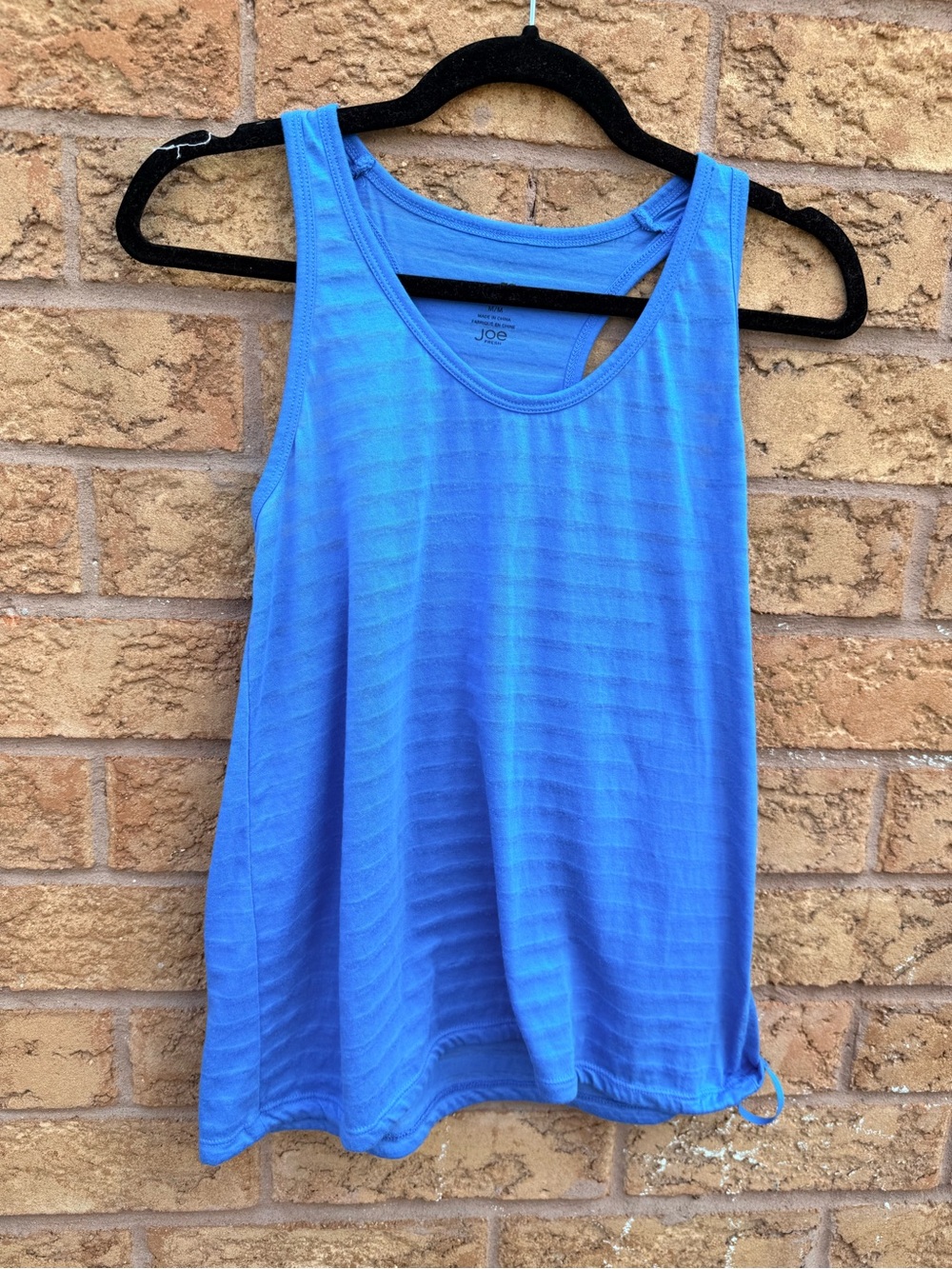 10/$25 • Joe Fresh Scoop Neck Blue Active Tank Top